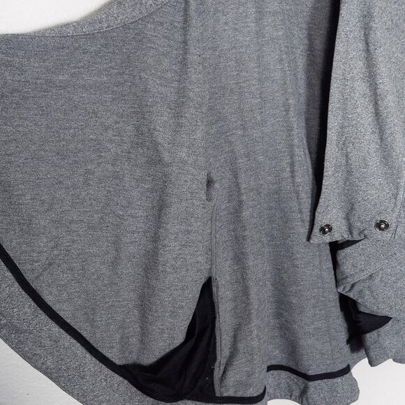 Lululemon Women’s Cardigan Rulu Rally Wrap Athleisure Quiet Luxury Gray Drape M - Picture 7 of 8